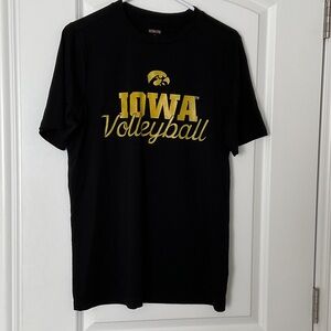Iowa Volleyball Black T-Shirt